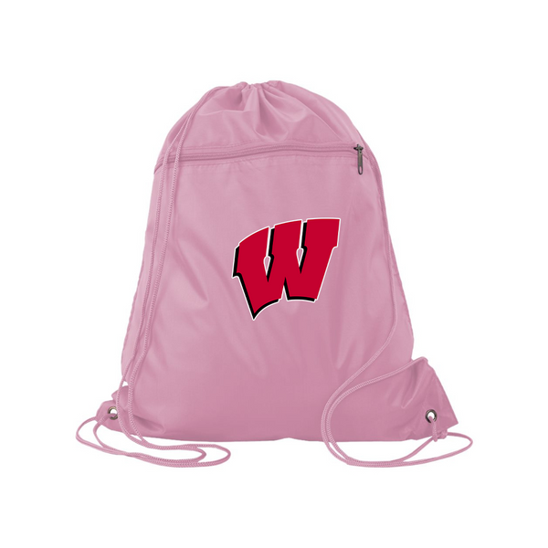 Wisconsin Badgers Q-Tees - Polyester Cinchpack