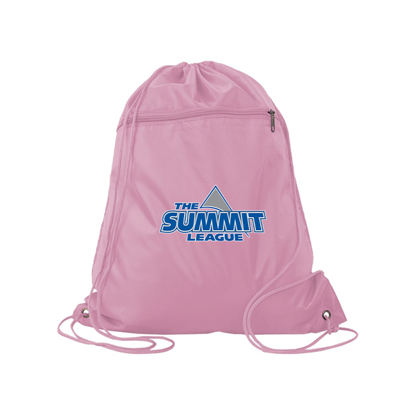 The Summit League Q-Tees - Polyester Cinchpack
