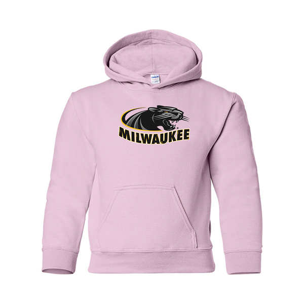 Youth  Wisconsin Milwaukee Panthers Gildan Heavy Blend  Hooded Sweatshirt