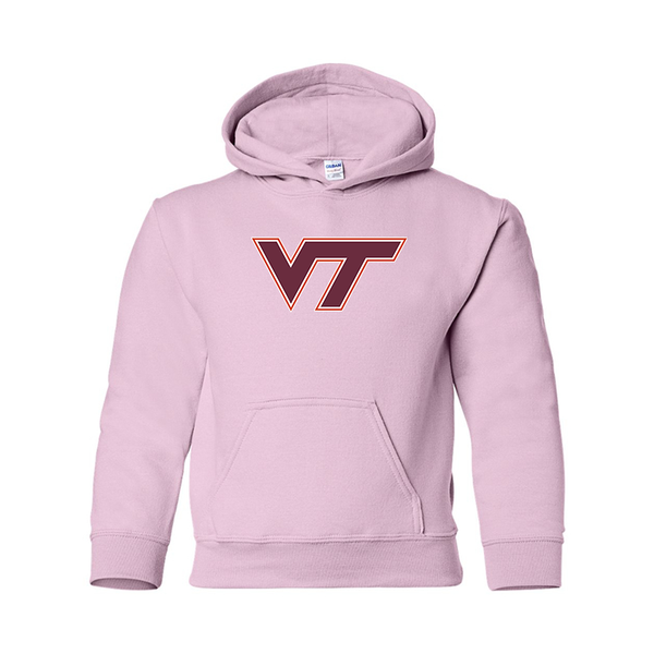 Youth  Virginia Tech Hokies  Gildan Heavy Blend  Hooded Sweatshirt