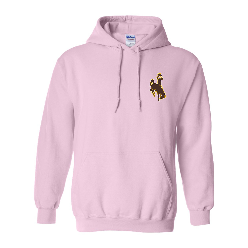 Men's  Wyoming Cowboys  Gildan  Heavy Blend Hooded Sweatshirt