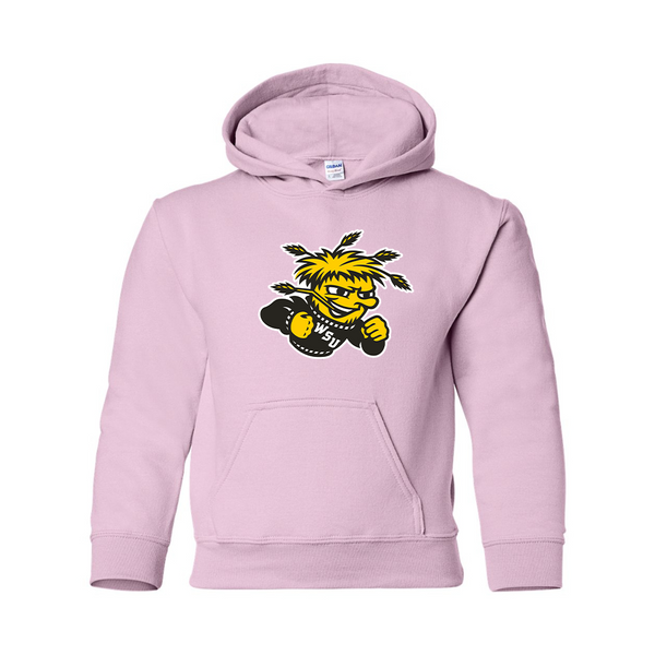 Youth Wichita State Shockers  Gildan Heavy Blend  Hooded Sweatshirt