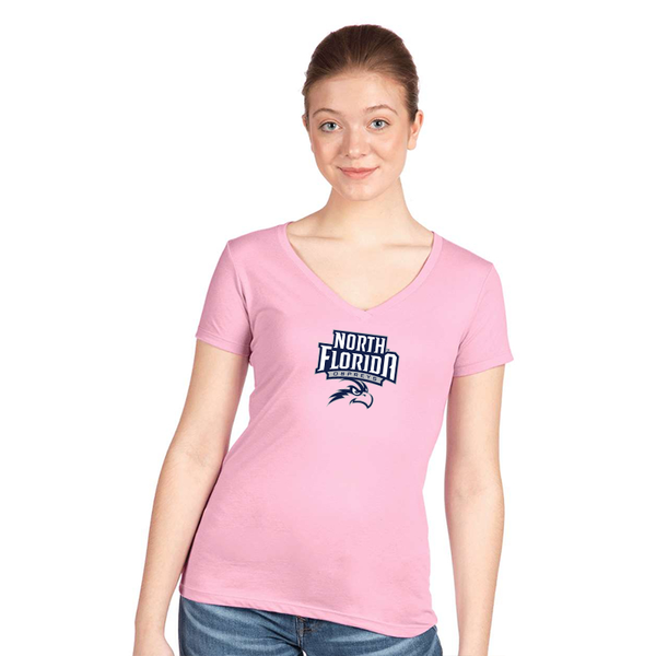 Women's UNF Ospreys  Next Level V-Neck T-Shirt