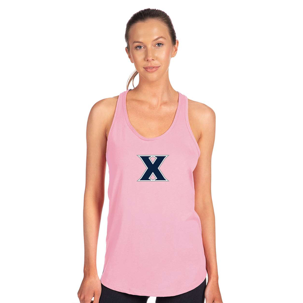 Women's Xavier Musketeers Next Level Ideal Racerback Tank