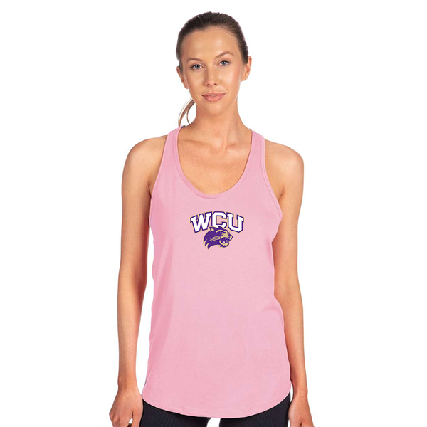 Women's Western Carolina CatamountsNext Level Ideal Racerback Tank