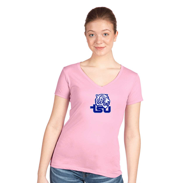 Women's Tennessee State Tigers  Next Level V-Neck T-Shirt