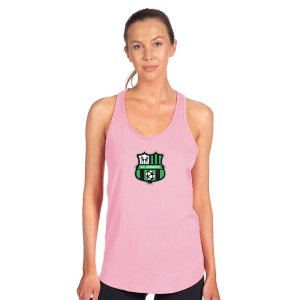 Women's U.S. Sassuolo Soccer Next Level Ideal Racerback Tank