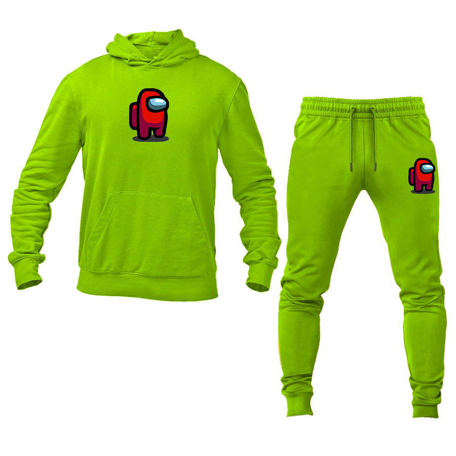 Men's Among US Game Logo Hoodie Joggers Set