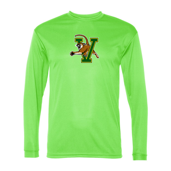 Men's Vermont Catamounts  Performance Long Sleeve T-Shirt