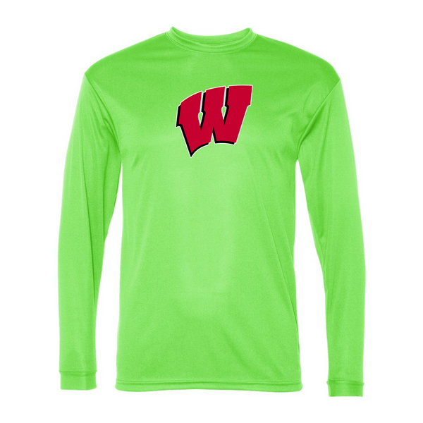 Men's  Wisconsin Badgers Performance Long Sleeve T-Shirt