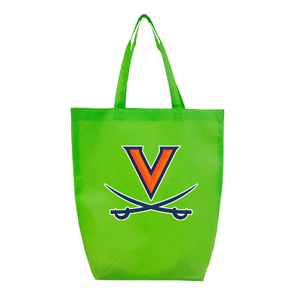 Virginia Cavaliers Q-Tees Non-Woven Gusset Bottom Tote