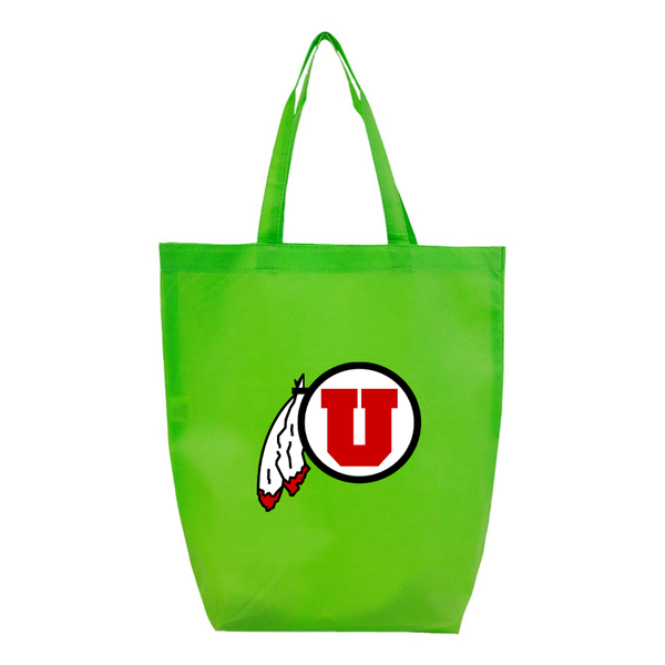 Utah Utes Q-Tees Non-Woven Gusset Bottom Tote