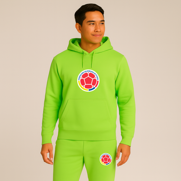 Men's Colombia National Soccer Team Hoodie Joggers Set