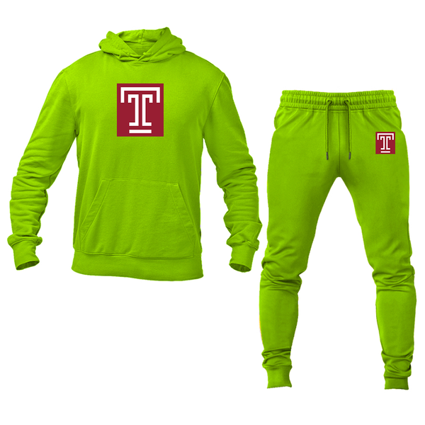 Men's Temple Owls Hoodie Joggers Set