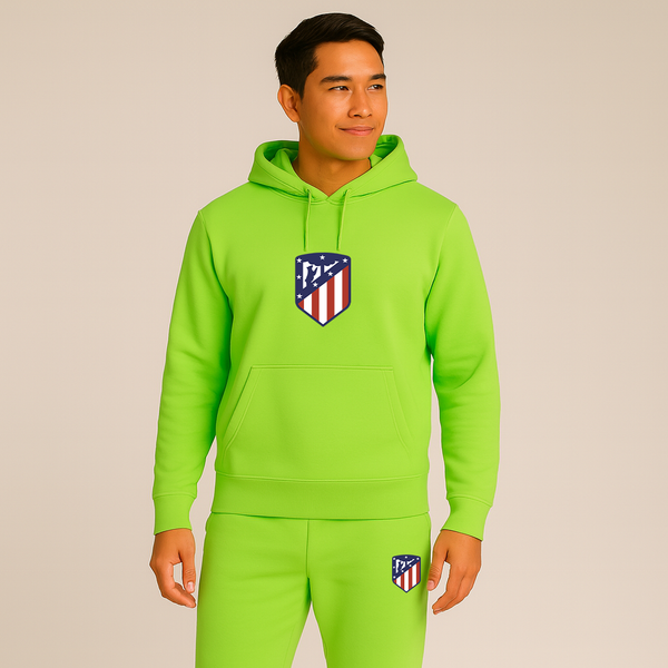 Men's Atletico Madrid FC Logo Hoodie Joggers Set