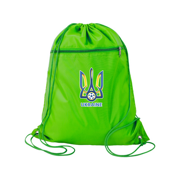 Ukraine National Football Soccer Team Q-Tees - Polyester Cinchpack