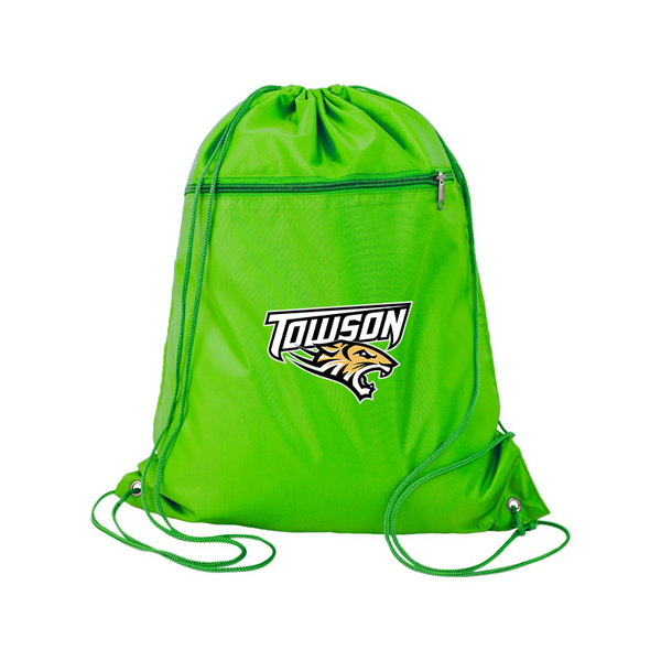 Towson Tigers Q-Tees - Polyester Cinchpack