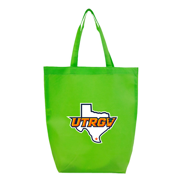 UTRGV Vaqueros Q-Tees Non-Woven Gusset Bottom Tote