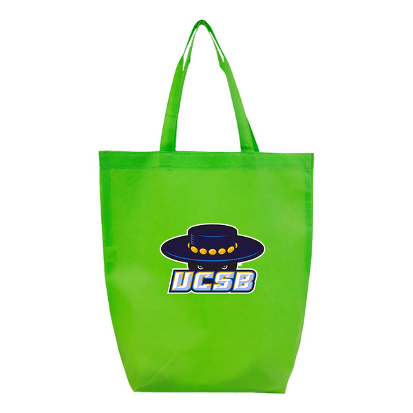 UCSB Gauchos Q-Tees Non-Woven Gusset Bottom Tote