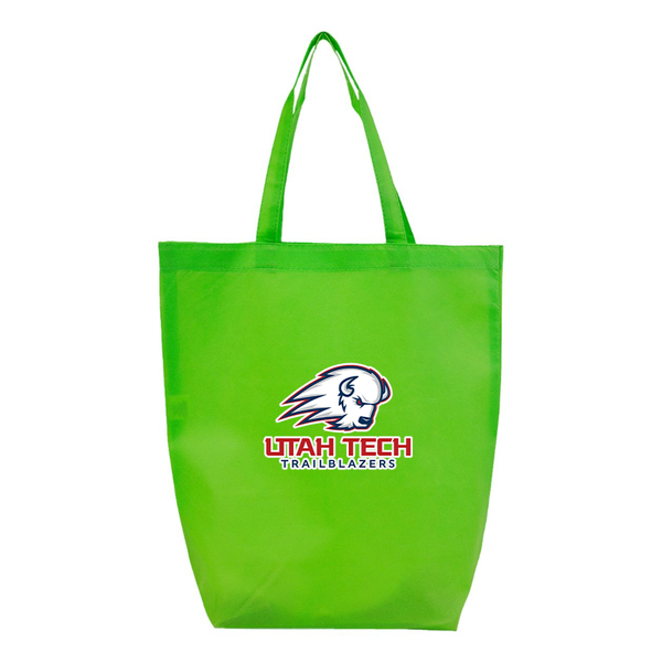 Utah Tech Trailblazers Q-Tees Non-Woven Gusset Bottom Tote