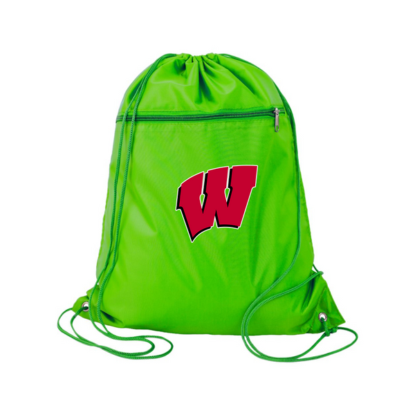 Wisconsin Badgers Q-Tees - Polyester Cinchpack