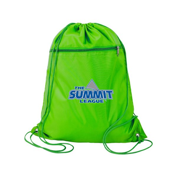 The Summit League Q-Tees - Polyester Cinchpack