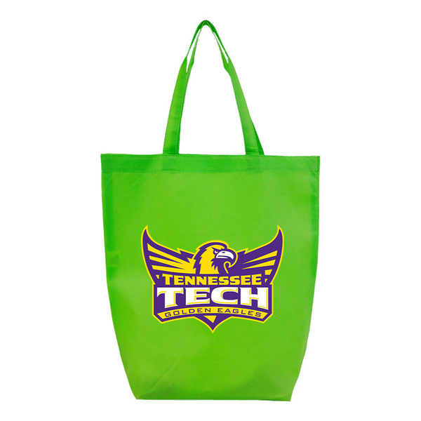 Tennessee Tech Golden Eagles Q-Tees Non-Woven Gusset Bottom Tote
