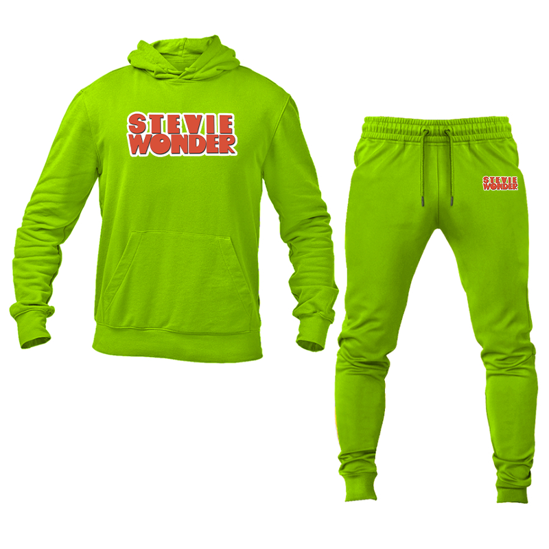 Men's Stevie-Wonder Hoodie Joggers Set