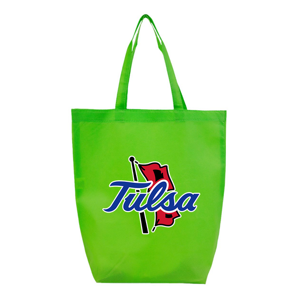 Tulsa Golden Hurricane Q-Tees Non-Woven Gusset Bottom Tote