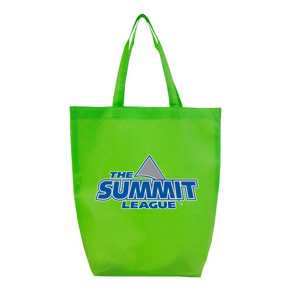 The Summit League Q-Tees Non-Woven Gusset Bottom Tote