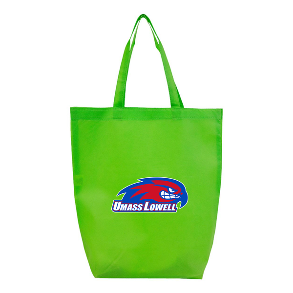 UMass Lowell River Hawks  Q-Tees Non-Woven Gusset Bottom Tote