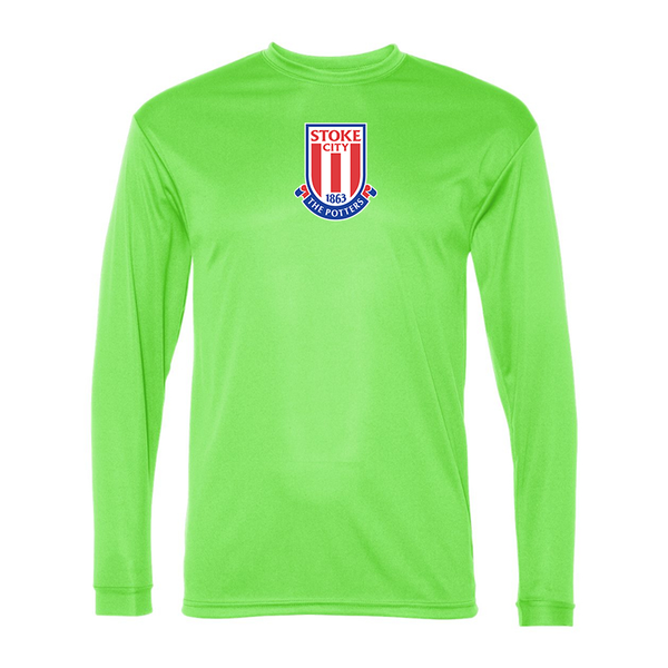 Men's Stoke City Soccer Performance Long Sleeve T-Shirt