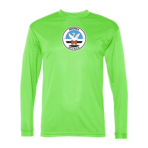 Men's Swansea City Soccer Performance Long Sleeve T-Shirt