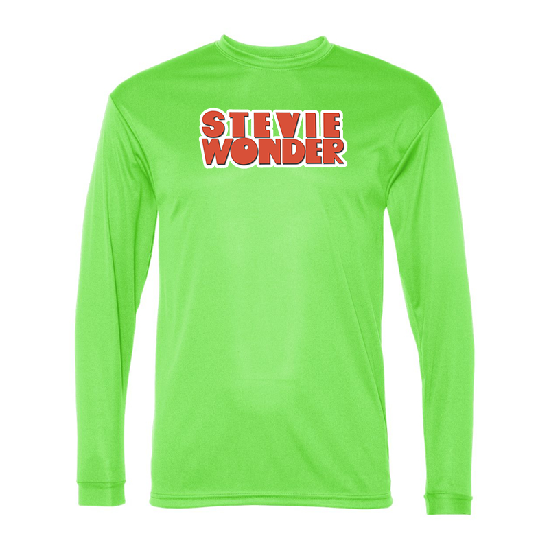 Men's  Stevie-Wonder Performance Long Sleeve T-Shirt