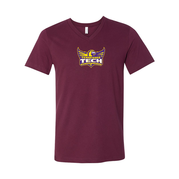 Tennessee Tech Golden Eagles BELLA  CANVAS - Jersey V-Neck T-Shirt
