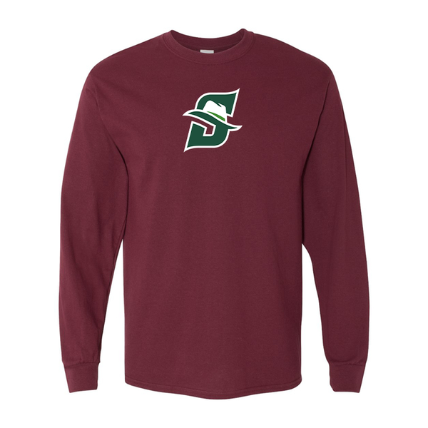 Men's Stetson Hatters Gildan Heavy Cotton Long Sleeve T-Shirt