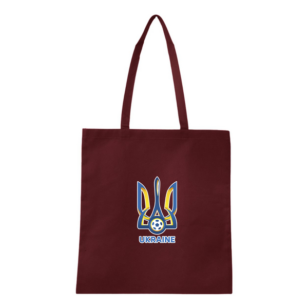 Ukraine National Football Soccer Team Q-Tees Non-Woven  Tote
