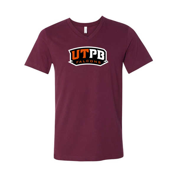 UTPB Falcons  BELLA  CANVAS - Jersey V-Neck T-Shirt