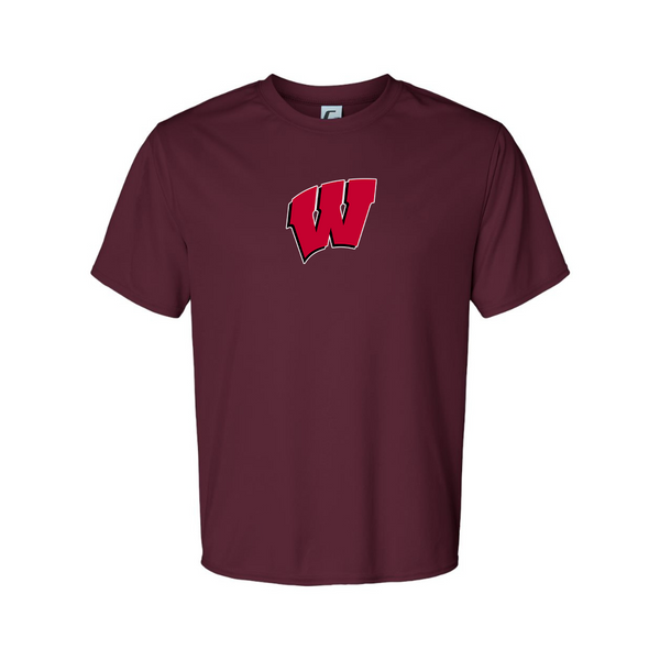 Men's  Wisconsin Badgers Polyester T-Shirt