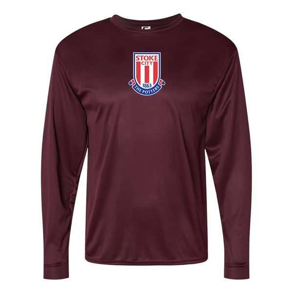 Men's Stoke City Soccer Performance Long Sleeve T-Shirt