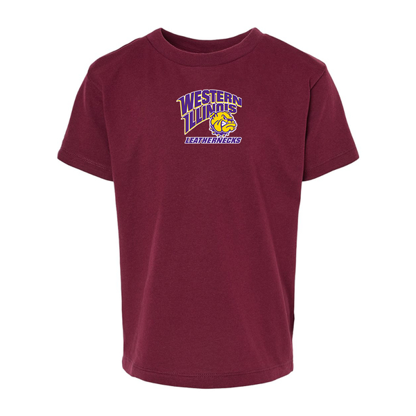 Western Illinois Leathernecks BELLA  CANVAS Toddler Jersey Tee