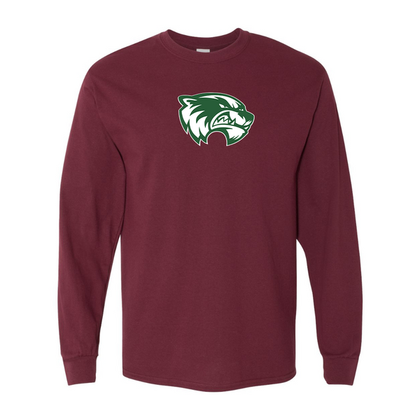 Men's  Utah Valley Wolverines Gildan Heavy Cotton Long Sleeve T-Shirt