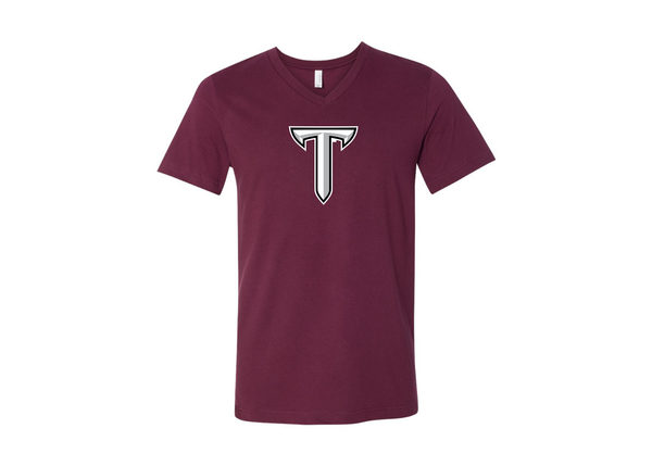 Troy Trojans BELLA  CANVAS - Jersey V-Neck T-Shirt