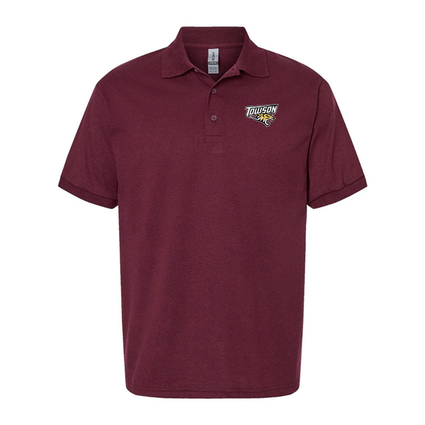 Men's Towson Tigers Gildan Dry Blend Jersey Polo