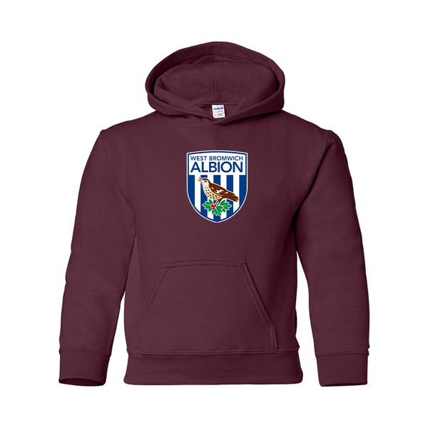 Youth  West Bromwich Albion Soccer Gildan Heavy Blend  Hooded Sweatshirt
