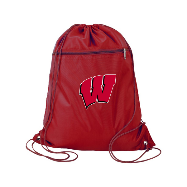 Wisconsin Badgers Q-Tees - Polyester Cinchpack