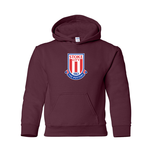 Youth Stoke City Soccer  Gildan Heavy Blend  Hooded Sweatshirt