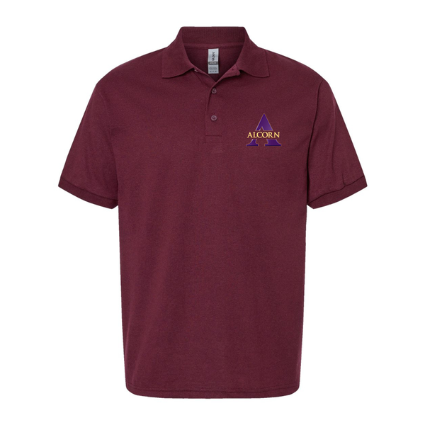 Men's Alcorn State Braves Wildcats Dry Blend Jersey Polo