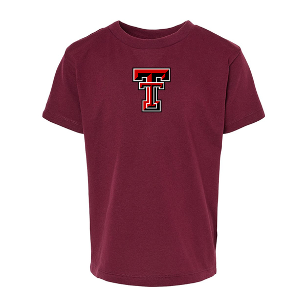 Texas Tech Red Raiders  BELLA  CANVAS Toddler Jersey Tee
