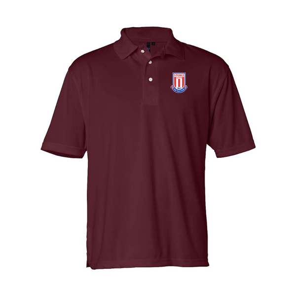 Men's Stoke City Soccer  Sierra Pacific Moisture Free Mesh Polo